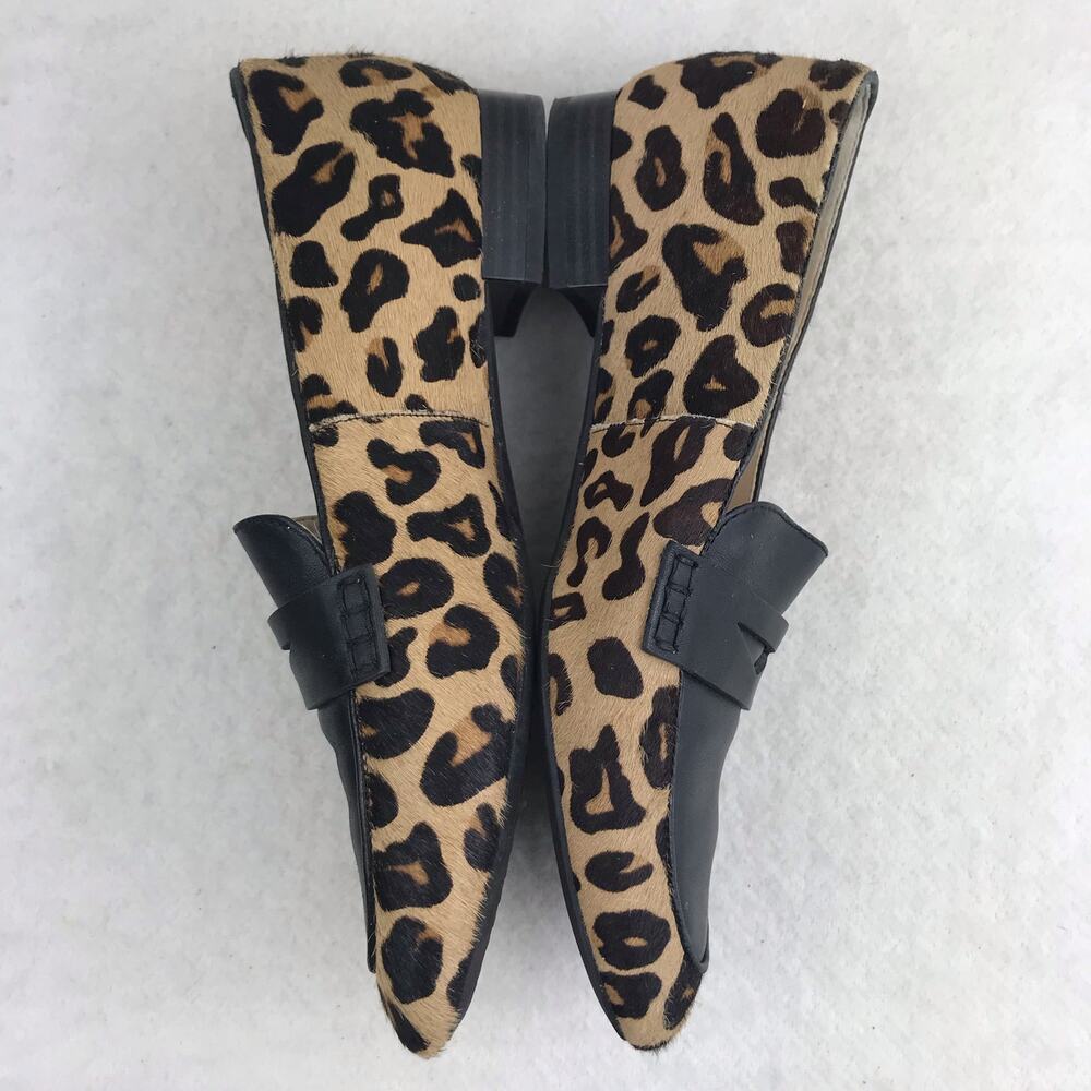 COLE HAAN Go To Grand 360 Women's Leopard Print Leather Slip-On Loafers Size 8B - Picture 5 of 13